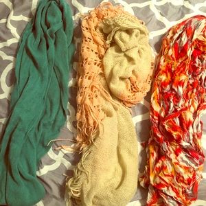 3 Scarves